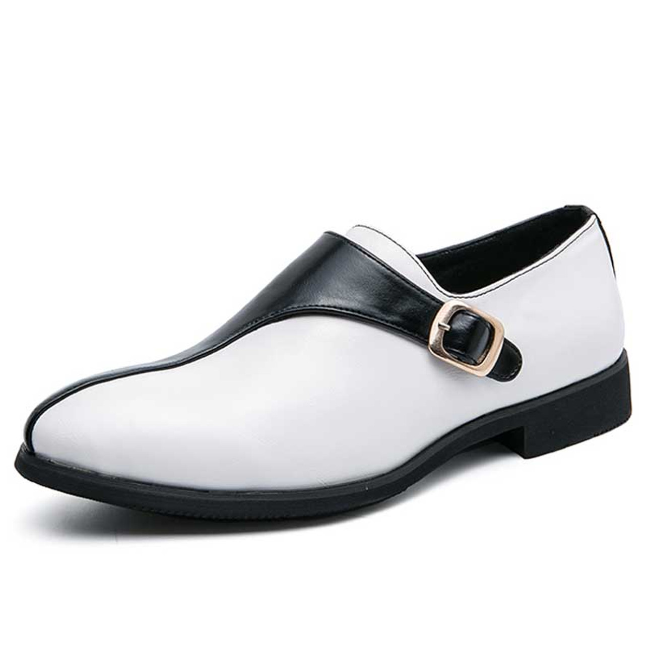 black and white dress shoes for men